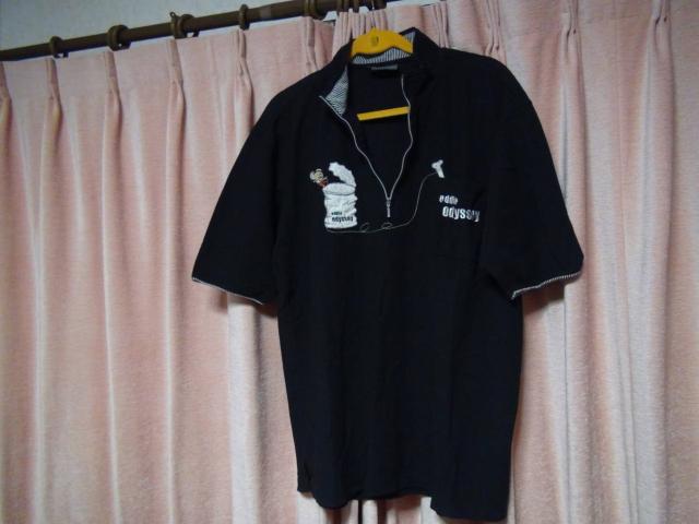 odysseyのポロシャツ(L)ブラック日本製!。 < 男性ファッション  odysseyのポロシャツ(L)ブラック日本製!。  < 男性ファッションの