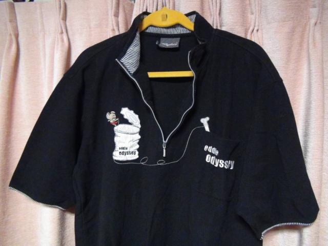 odysseyのポロシャツ(L)ブラック日本製!。 < 男性ファッション  odysseyのポロシャツ(L)ブラック日本製!。 < 男性ファッションの