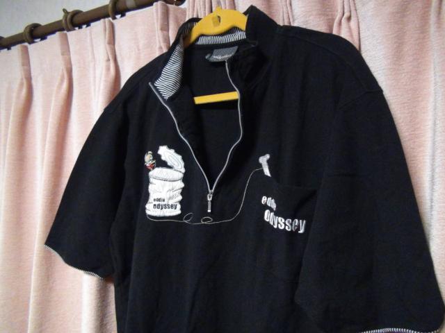 odysseyのポロシャツ(L)ブラック日本製!。 < 男性ファッション  odysseyのポロシャツ(L)ブラック日本製!。 < 男性ファッションの