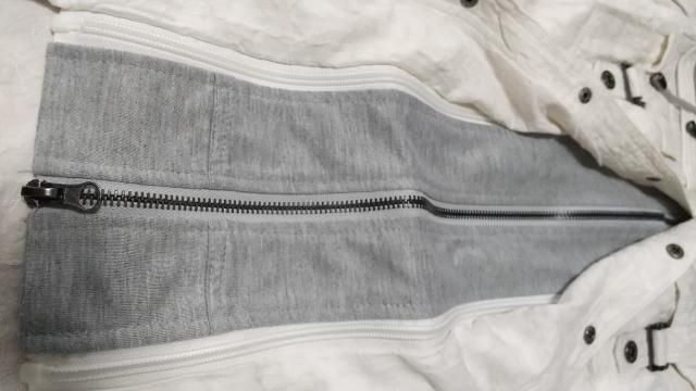 重ね着風〜半袖トップス◆重ね着部分&フード取外し可◆Msize < 男性ファッション  重ね着風〜半袖トップス◆重ね着部分&フード取外し可◆Msize < 男性ファッションの