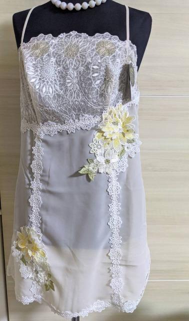 salute/サルート/店舗限定/08G/スリップ/ナイトドレス/ランジェリー/L/BE/ベージュ < 女性ファッション  salute/サルート/店舗限定/08G/スリップ/ナイトドレス/ランジェリー/L/BE/ベージュ < 女性ファッションの