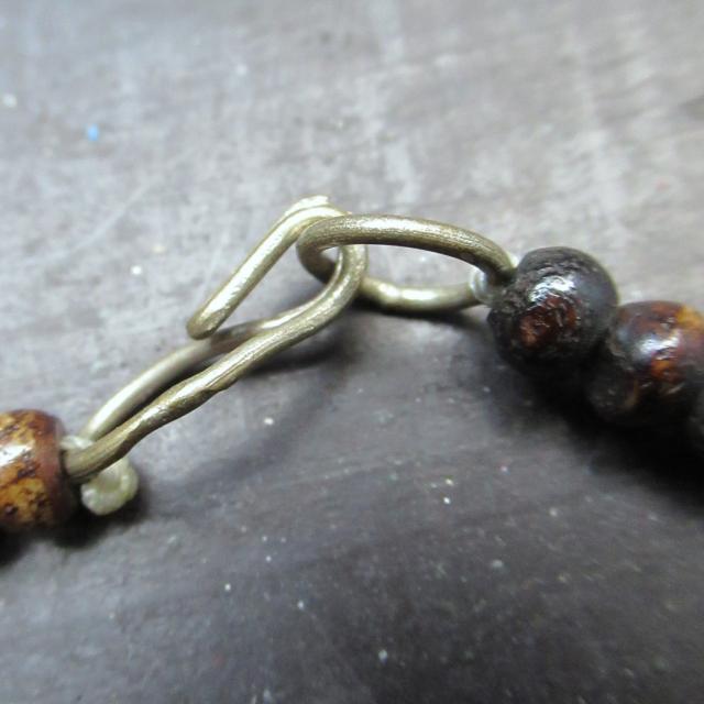 ワニ*バッファローボーン*ビーズネックレス < 女性アクセサリー/時計 ワニ*バッファローボーン*ビーズネックレス < 女性アクセサリー/時計の