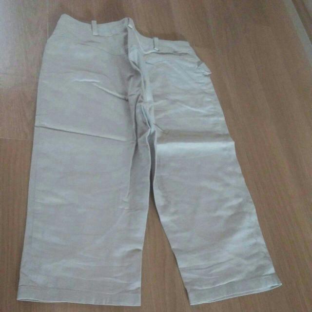 FLORA LAM 2号 麻入りパンツ 股下42.5cm < 女性ファッション FLORA LAM 2号 麻入りパンツ 股下42.5cm < 女性ファッションの