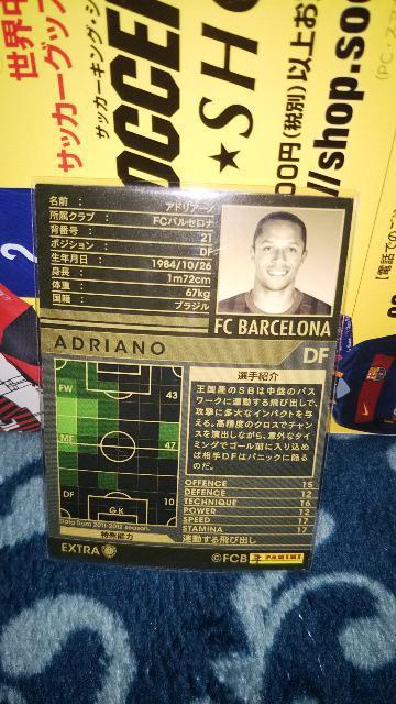 付録 アドリアーノ < トレーディングカード  付録 アドリアーノ < トレーディングカードの