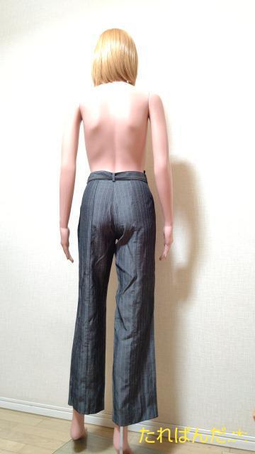 新品タグ付☆CHARGEレナウン☆光沢シャリっとリボンベルト付き清涼パンツB405☆3点で即落 < 女性ファッション  新品タグ付☆CHARGEレナウン☆光沢シャリっとリボンベルト付き清涼パンツB405☆3点で即落 < 女性ファッションの