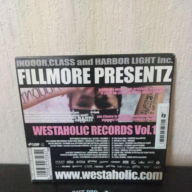 DJ FILLMORE『WestaholicRecords vol.1』81TC < CD/DVD/ビデオ  DJ FILLMORE『WestaholicRecords vol.1』81TC < CD/DVD/ビデオの