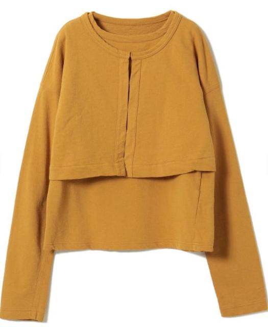 レディース スリーブレストップス ショート丈カーディガン アンサンブル < 女性ファッション  レディース スリーブレストップス ショート丈カーディガン アンサンブル  < 女性ファッションの