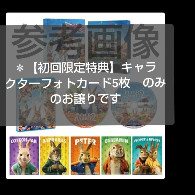 『ピーターラビット2/バーナバスの誘惑』【初回限定特典】フォトカード5枚セット < アニメ/コミック/キャラクター  『ピーターラビット2/バーナバスの誘惑』【初回限定特典】フォトカード5枚セット < アニメ/コミック/キャラクターの