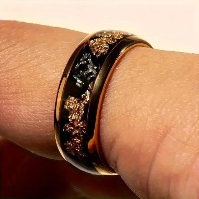 爆ヤス価格490円★ステンレススチール メンズリング、シンセティックスターデザインUSAサイズ11号(日本サイズ24)金 < 男性アクセサリー/時計  爆ヤス価格490円★ステンレススチール メンズリング、シンセティックスターデザインUSAサイズ11号(日本サイズ24)金 < 男性アクセサリー/時計の