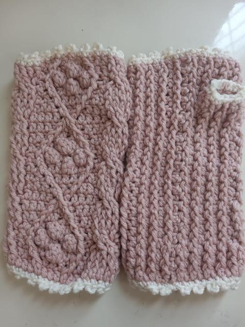 ハンドウォーマー(ピンク×白)男性用 < ペット/手芸/園芸  ハンドウォーマー(ピンク×白)男性用  < ペット/手芸/園芸の