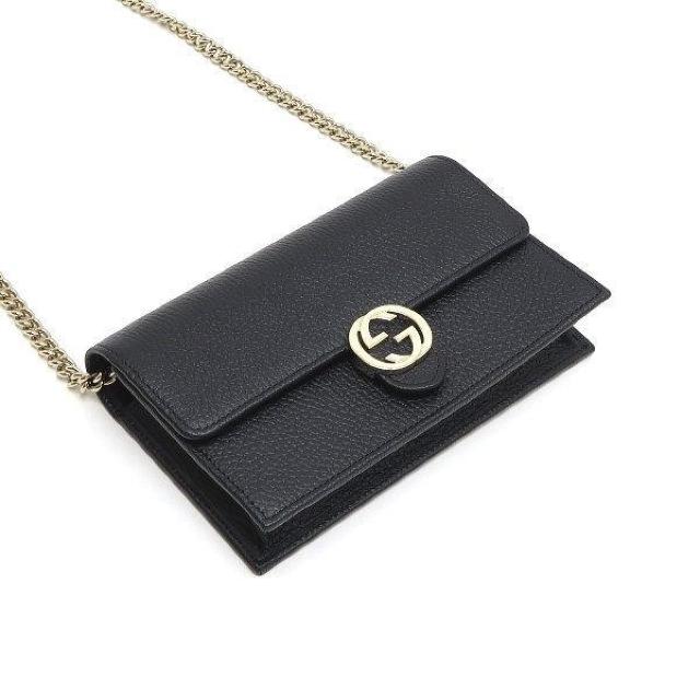 ◆ 新品 本物 ◆ GUCCI グッチ チェーンウォレット ショルダーバッグ 長財布 ブラック 黒 保存袋 箱 人気 615523 < ブランド  ◆ 新品 本物 ◆ GUCCI グッチ チェーンウォレット ショルダーバッグ 長財布 ブラック 黒 保存袋 箱 人気 615523 < ブランドの