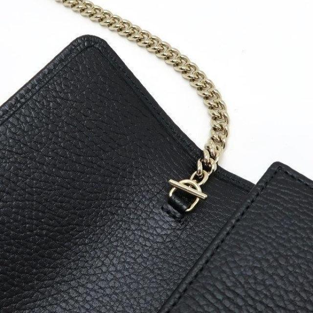 ◆ 新品 本物 ◆ GUCCI グッチ チェーンウォレット ショルダーバッグ 長財布 ブラック 黒 保存袋 箱 人気 615523 < ブランド  ◆ 新品 本物 ◆ GUCCI グッチ チェーンウォレット ショルダーバッグ 長財布 ブラック 黒 保存袋 箱 人気 615523 < ブランドの