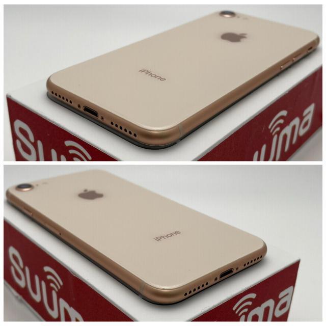 C 100% iPhone 8 64 GB SIM�t���[ �S�[���h �{�� �� �Ɠd/AV�� 