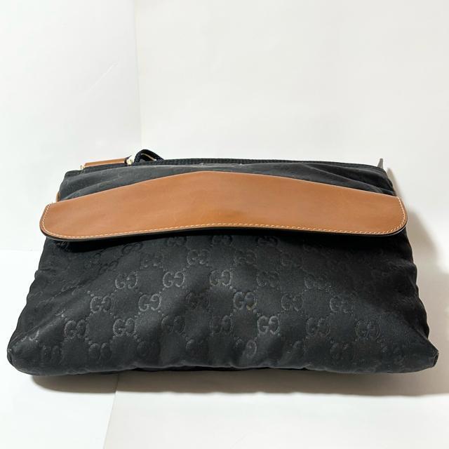 GUCCI GG�L�����o�X �V�F���[ �V�����_�[�o�b�O �u���E�� �u���b�N �� �u�����h�� 