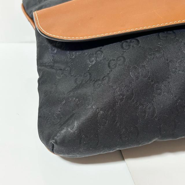 GUCCI GG�L�����o�X �V�F���[ �V�����_�[�o�b�O �u���E�� �u���b�N �� �u�����h�� 