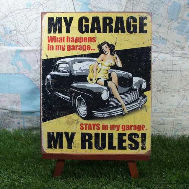 新品【ブリキ看板】Pin-up Girl/ピンナップガール My Garage < ホビー  新品【ブリキ看板】Pin-up Girl/ピンナップガール My Garage  < ホビーの