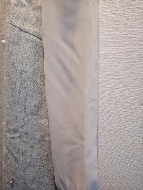 リランドチュール◆ワンピース グレー 袖シースルー キラキラビジュー < ブランド  リランドチュール◆ワンピース グレー 袖シースルー キラキラビジュー < ブランドの