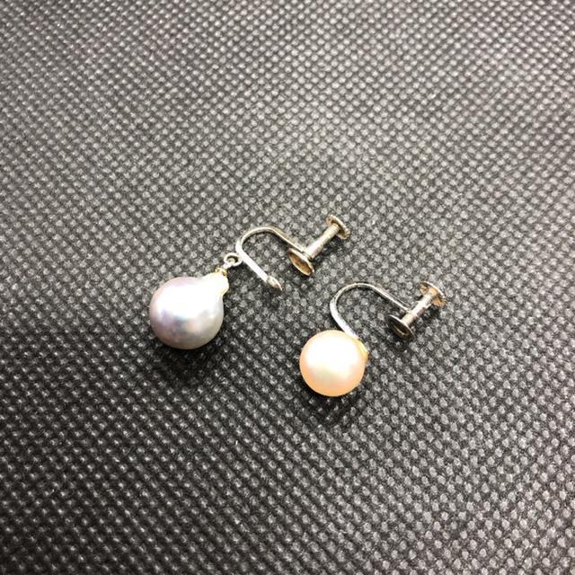 即決 K14WG ホワイトゴールド パールイヤリング < 女性アクセサリー/時計 即決 K14WG ホワイトゴールド パールイヤリング < 女性アクセサリー/時計の