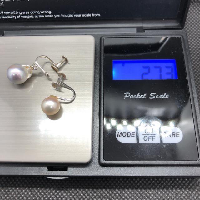 即決 K14WG ホワイトゴールド パールイヤリング < 女性アクセサリー/時計 即決 K14WG ホワイトゴールド パールイヤリング < 女性アクセサリー/時計の