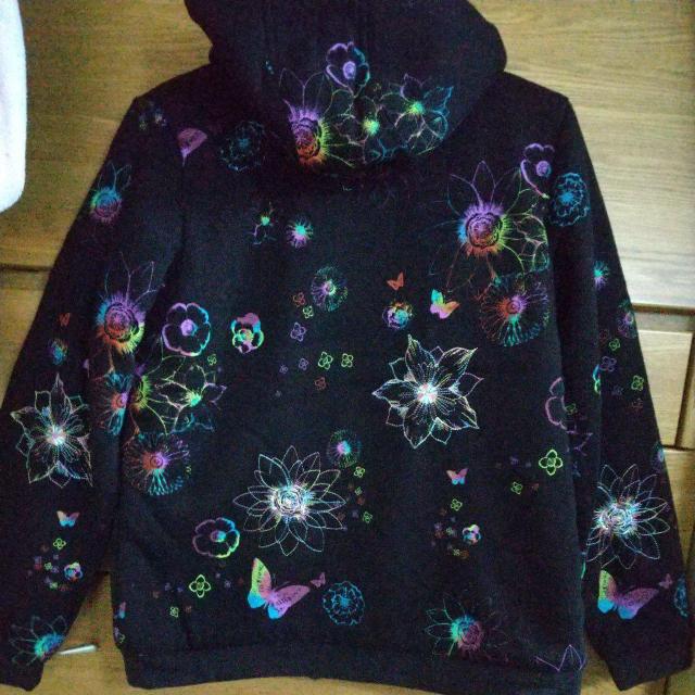 スカラー黒刺繍アウターモコモコ★訳有り新品同様 < ブランド スカラー黒刺繍アウターモコモコ★訳有り新品同様 < ブランドの