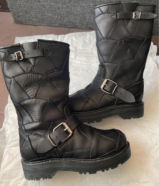 ナナ NANA INDUSTRIAL STRENGTH エンジニアブーツ 24〜24.5cm 本革レザー ブラック 中古☆美品 < 女性ファッション ナナ NANA INDUSTRIAL STRENGTH エンジニアブーツ 24〜24.5cm 本革レザー ブラック 中古☆美品 < 女性ファッションの