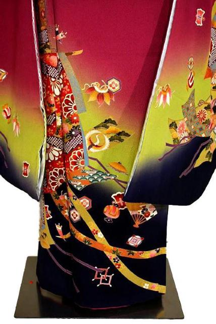 【最高級】新品同様 彩金彩 金箔 宝尽くし 振袖・袋帯・長襦袢5点セット 身丈171cm 裄丈69cm 長さ435cm T3481 < 女性ファッション  【最高級】新品同様 彩金彩 金箔 宝尽くし 振袖・袋帯・長襦袢5点セット 身丈171cm 裄丈69cm 長さ435cm T3481 < 女性ファッションの