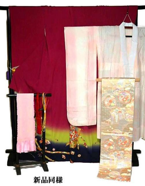 【最高級】新品同様 彩金彩 金箔 宝尽くし 振袖・袋帯・長襦袢5点セット 身丈171cm 裄丈69cm 長さ435cm T3481 < 女性ファッション  【最高級】新品同様 彩金彩 金箔 宝尽くし 振袖・袋帯・長襦袢5点セット 身丈171cm 裄丈69cm 長さ435cm T3481 < 女性ファッションの