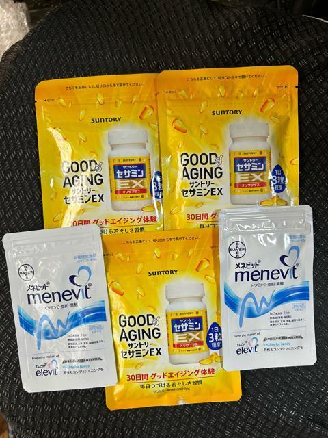 複数セット セサミンex グッドエイジング メネビット サントリー < ヘルス/ビューティー  複数セット セサミンex グッドエイジング メネビット サントリー  < ヘルス/ビューティーの