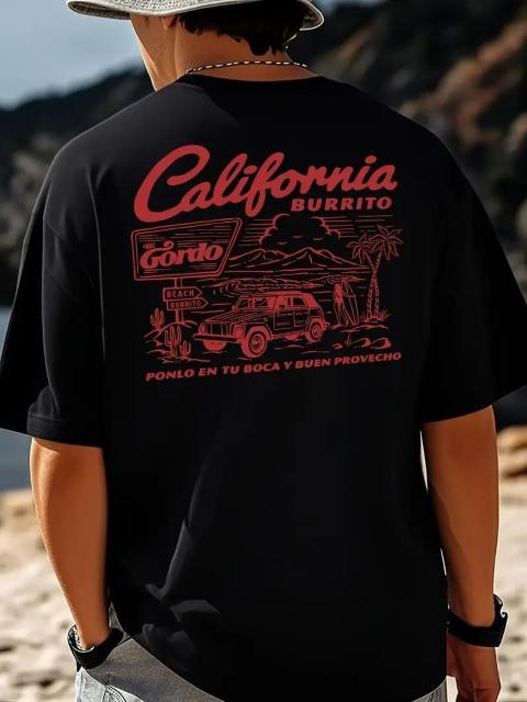 超お買い得1090円★メンズ カリフォルニア  Tシャツ ヴィンテージカー&サーフプリントUSAサイズS(日本サイズL相当)白 < 男性ファッション  超お買い得1090円★メンズ カリフォルニア  Tシャツ ヴィンテージカー&サーフプリントUSAサイズS(日本サイズL相当)白 < 男性ファッションの