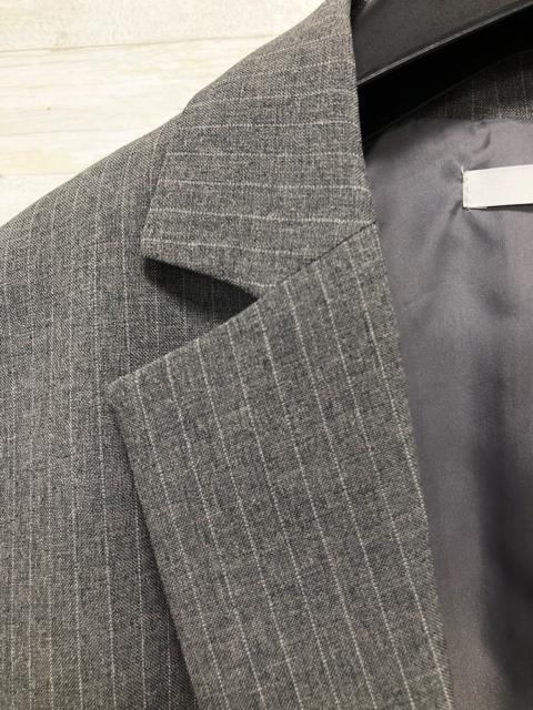 新品☆13号Lサイズ♪グレー系ストライプ♪タイトスカートスーツ☆Q421 < 女性ファッション 新品☆13号Lサイズ♪グレー系ストライプ♪タイトスカートスーツ☆Q421 < 女性ファッションの