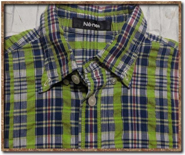 ネネット チェック半袖シャツ < ブランド ネネット チェック半袖シャツ < ブランドの