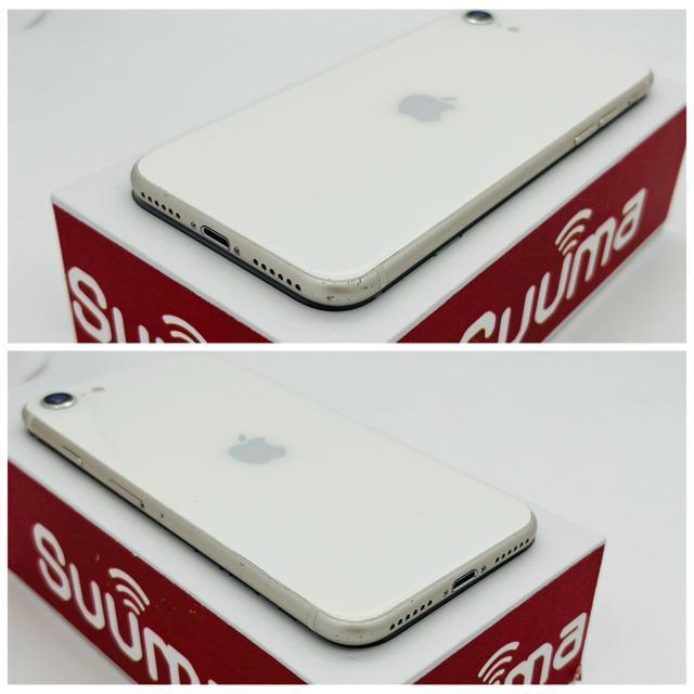 C 100% iPhone SE3 64 GB SIM�t���[ �z���C�g �{�� �� �Ɠd/AV�� 