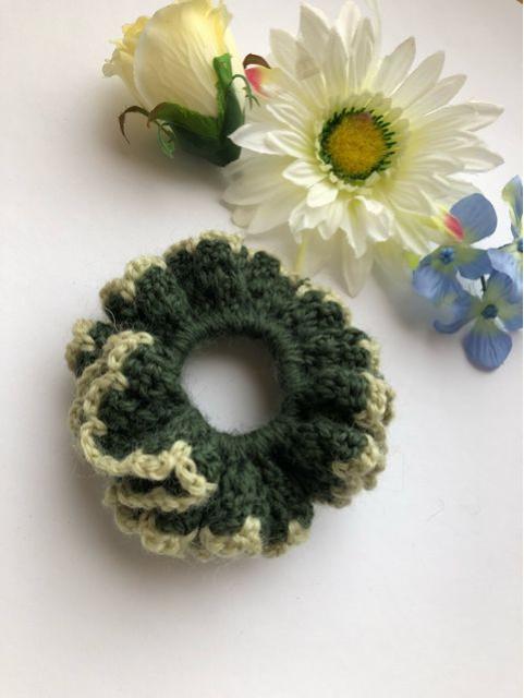 ハンドメイド  フリフリシュシュ♪ ウール グリーン SM2好き 緑 < 女性ファッション  ハンドメイド  フリフリシュシュ♪ ウール グリーン SM2好き 緑 < 女性ファッションの