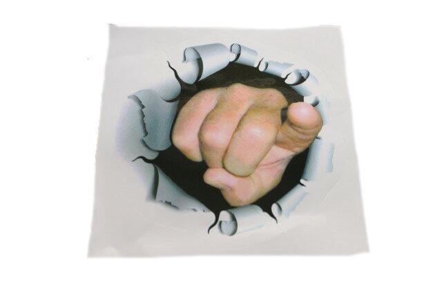 面白ステッカー 指差しデザイン フェンダー ボンネット バンパー < 自動車/バイク 面白ステッカー 指差しデザイン フェンダー ボンネット バンパー < 自動車/バイク