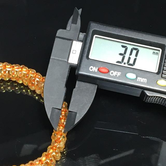 《No.022》高透明度 ゴールドルチルクォーツ 手編み 内径15cm < 女性アクセサリー/時計  《No.022》高透明度 ゴールドルチルクォーツ 手編み 内径15cm < 女性アクセサリー/時計の