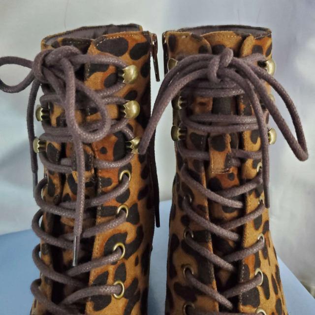 込み★オリエンタルトラフィック★ヒョウ柄ショートブーツ★M★ < ブランド  込み★オリエンタルトラフィック★ヒョウ柄ショートブーツ★M★ < ブランドの
