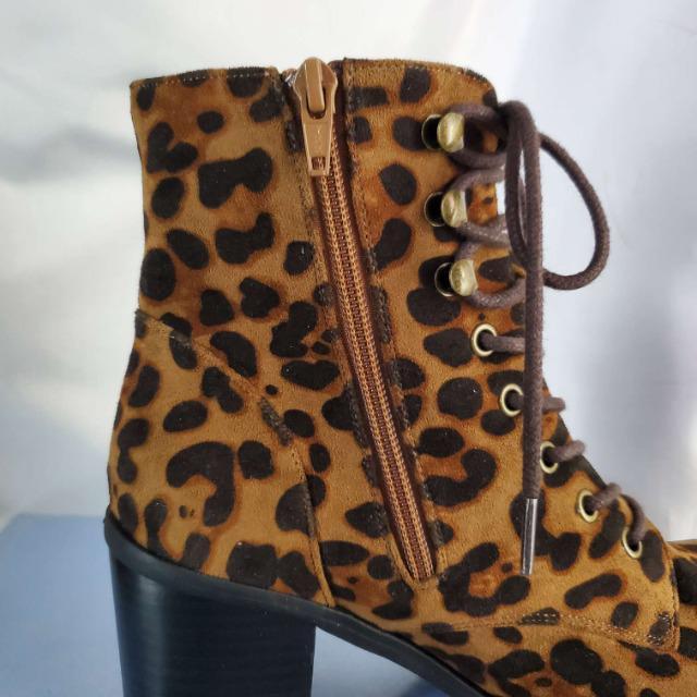 込み★オリエンタルトラフィック★ヒョウ柄ショートブーツ★M★ < ブランド  込み★オリエンタルトラフィック★ヒョウ柄ショートブーツ★M★ < ブランドの
