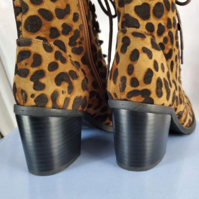 込み★オリエンタルトラフィック★ヒョウ柄ショートブーツ★M★ < ブランド  込み★オリエンタルトラフィック★ヒョウ柄ショートブーツ★M★ < ブランドの
