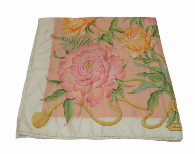 SalvatoreFerragamo �t�F���K�� �ԕ� �V���N�X�J�[�t �s���N�n�}���`�J���[��USED���y���������z  �� �u�����h�� 