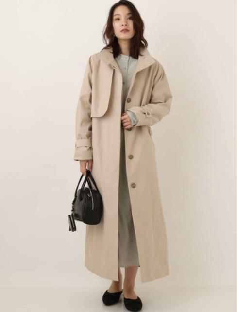 新品☆a.v.v(アー・ヴェ・ヴェ) スタンドカラーロングコート☆ < ブランド 新品☆a.v.v(アー・ヴェ・ヴェ) スタンドカラーロングコート☆ < ブランドの