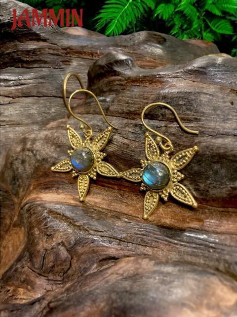 ストーンピアス ラブラドライト 星型 アジアン エスニック ヒッピー < 女性アクセサリー/時計 ストーンピアス ラブラドライト 星型 アジアン エスニック ヒッピー < 女性アクセサリー/時計の