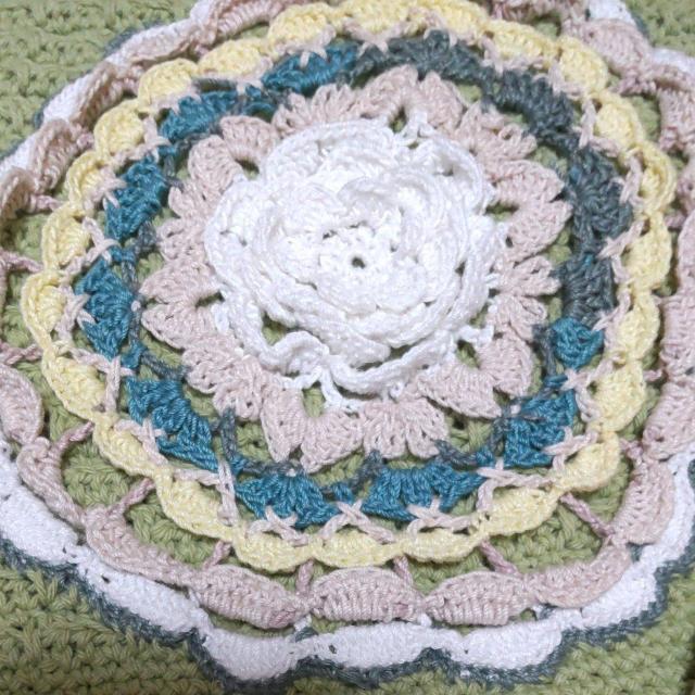 手編みの手提げバック < ペット/手芸/園芸  手編みの手提げバック < ペット/手芸/園芸の