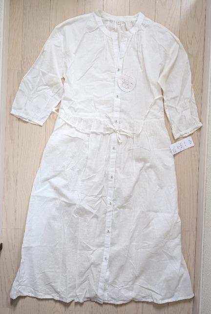 L★ORGANIC LIFE★インド綿★オーガニックコットンロングワンピース★新品★送料無料 < 女性ファッション  L★ORGANIC LIFE★インド綿★オーガニックコットンロングワンピース★新品★送料無料  < 女性ファッションの