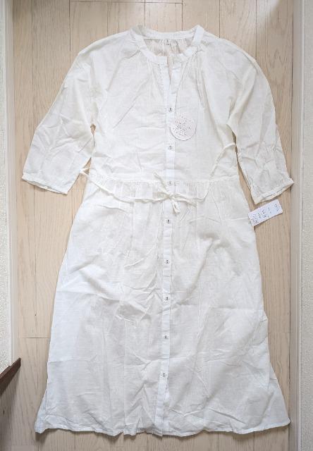 L★ORGANIC LIFE★インド綿★オーガニックコットンロングワンピース★新品★送料無料 < 女性ファッション  L★ORGANIC LIFE★インド綿★オーガニックコットンロングワンピース★新品★送料無料 < 女性ファッションの