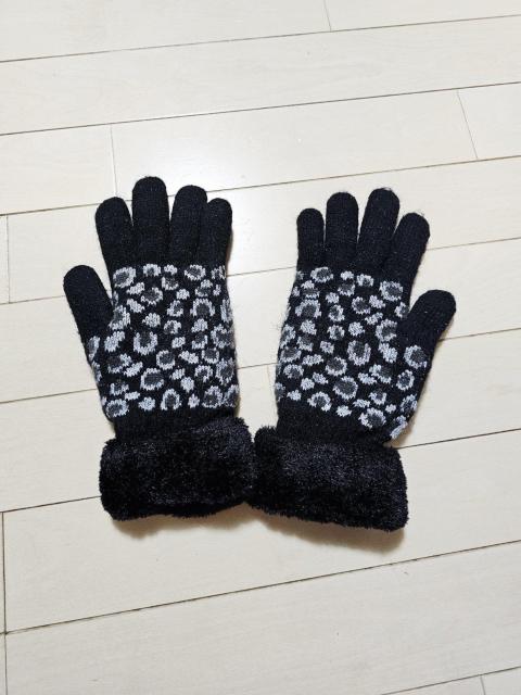 レオパード柄 手袋 黒 豹柄 < 女性ファッション レオパード柄 手袋 黒 豹柄 < 女性ファッションの