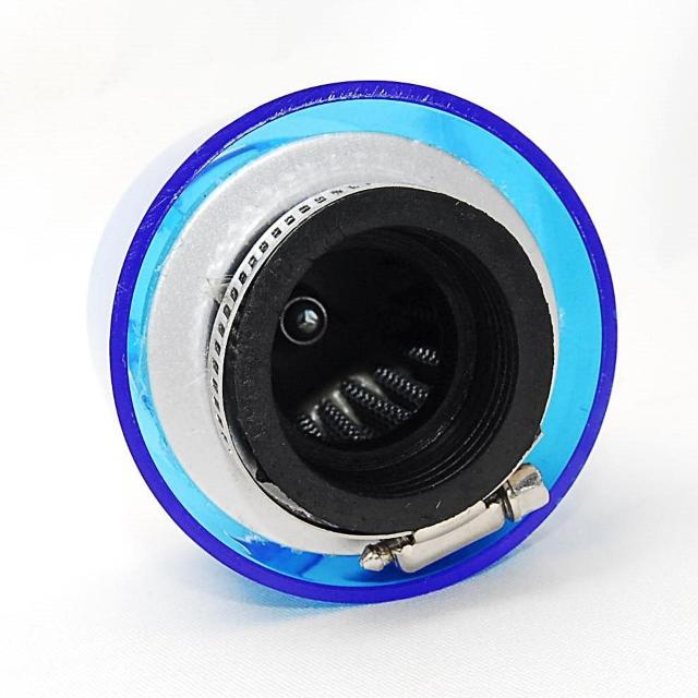 スケルトン エアークリーナー 35mm ストレート ブルー エアフィルター パワーフィルター エアークリーナー エアーフィルター < 自動車/バイク スケルトン エアークリーナー 35mm ストレート ブルー エアフィルター パワーフィルター エアークリーナー エアーフィルター < 自動車/バイク