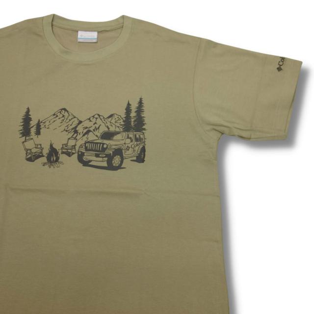 即買☆コロンビア オートキャンプ グラフィック GRN/XLサイズ 半袖Tシャツ 送料無料 グリーン カーキ < 男性ファッション 即買☆コロンビア オートキャンプ グラフィック GRN/XLサイズ 半袖Tシャツ 送料無料 グリーン カーキ < 男性ファッションの