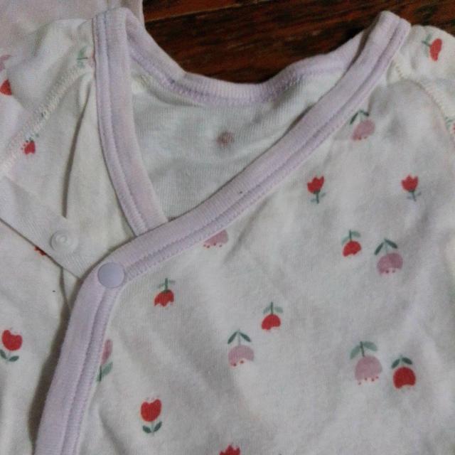 50〜60サイズ ベビー 肌着 ピンク チューリップ < キッズ/ベビー 50〜60サイズ ベビー 肌着 ピンク チューリップ < キッズ/ベビーの