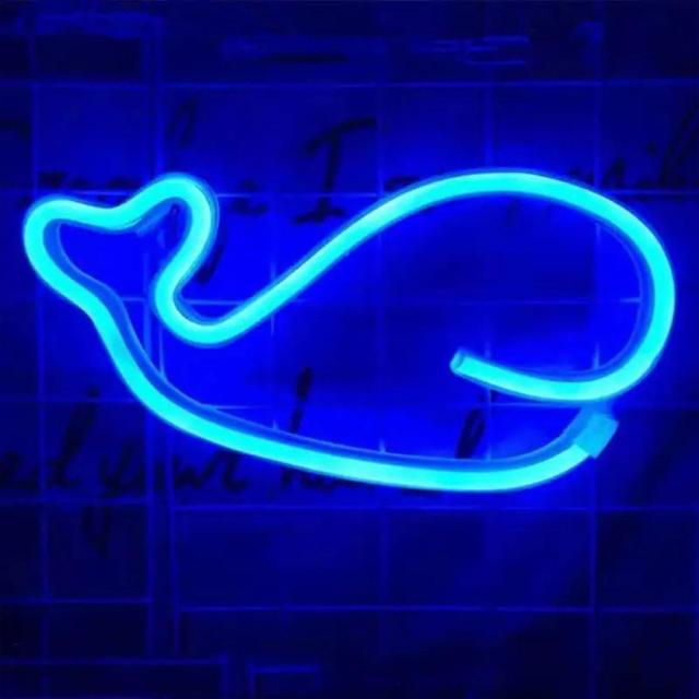 【☆超美品★】 *クジラのネオンサイン* アイスブルー < 家電/AV 【☆超美品★】 *クジラのネオンサイン* アイスブルー < 家電/AVの