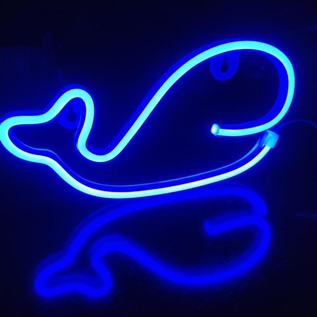 【☆超美品★】 *クジラのネオンサイン* アイスブルー < 家電/AV 【☆超美品★】 *クジラのネオンサイン* アイスブルー < 家電/AVの